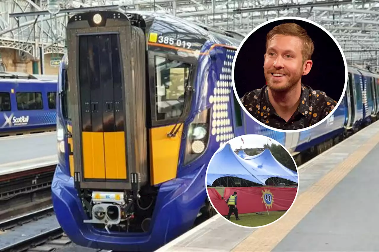 ScotRail issue travel advice ahead of Calvin Harris and Primal Scream gigs