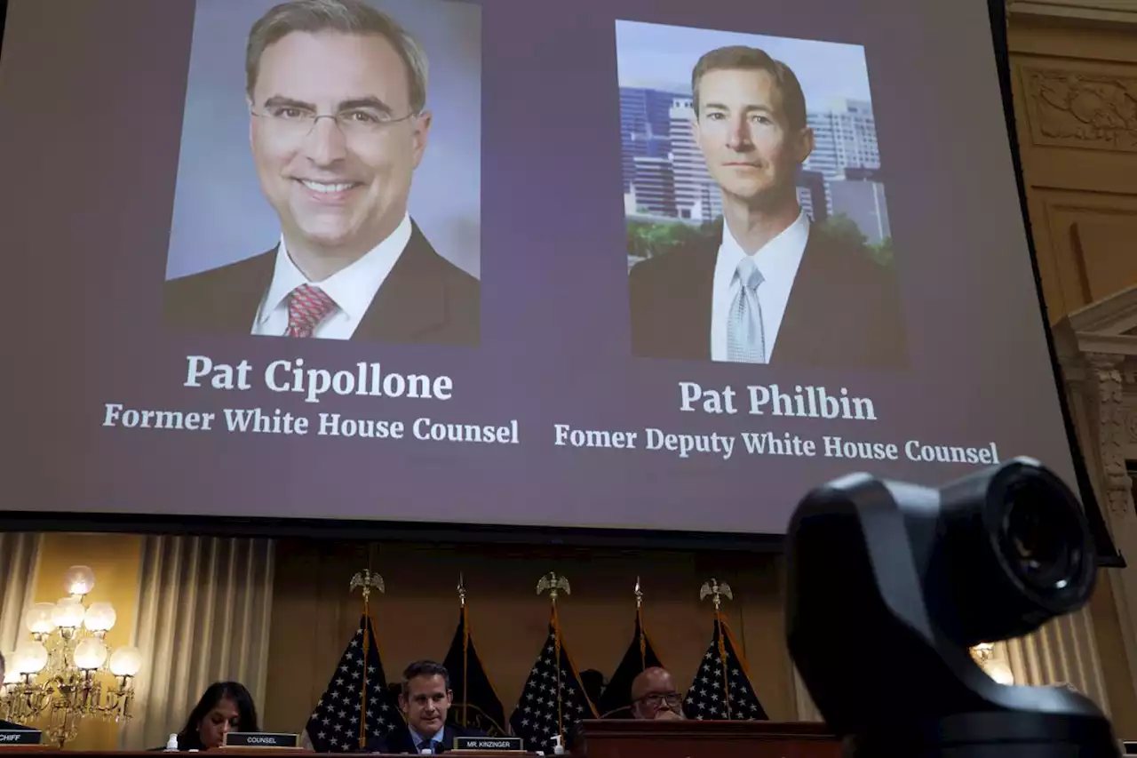 Jan. 6 committee subpoenas Pat Cipollone, former White House counsel