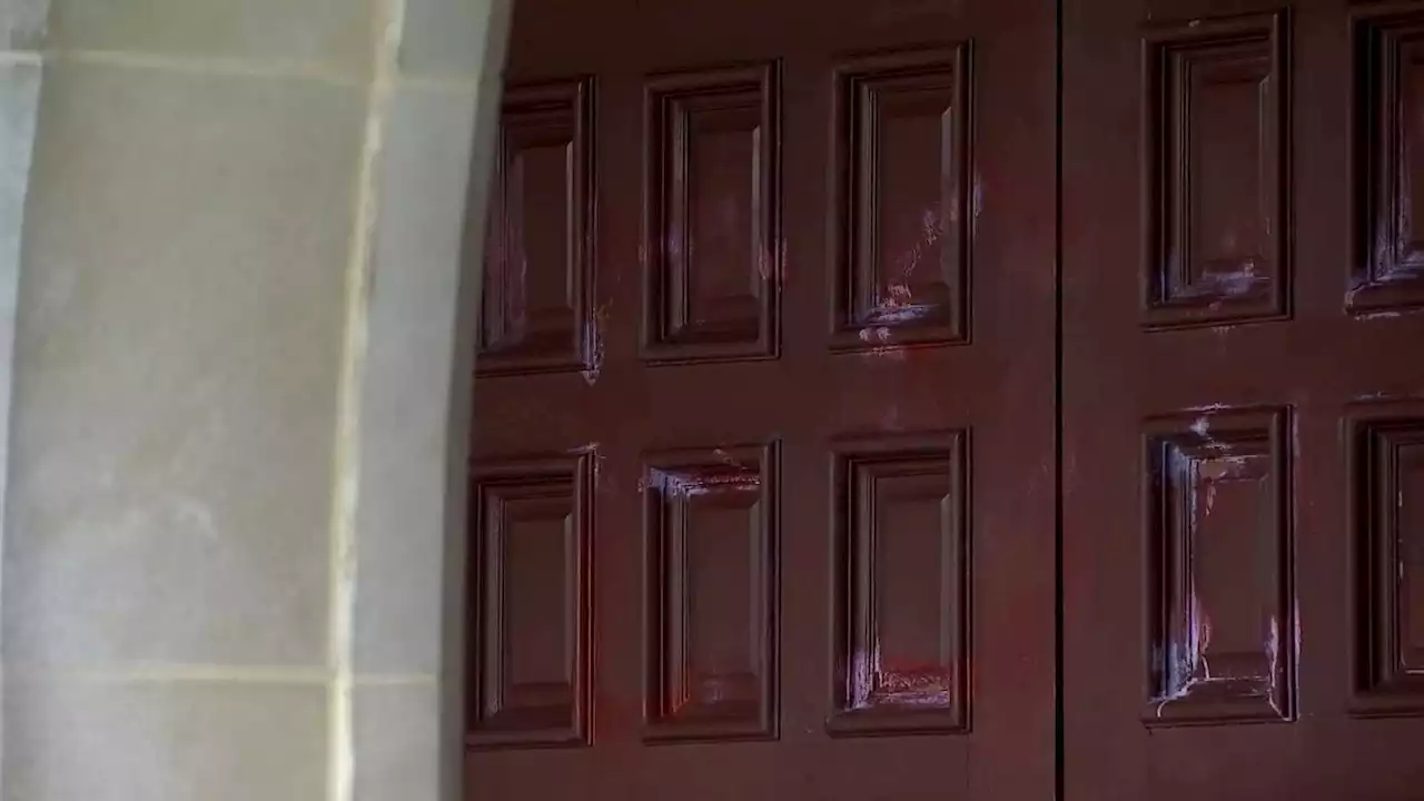 Church in Renton vandalized with smashed windows and spray painted anti-Catholic messages