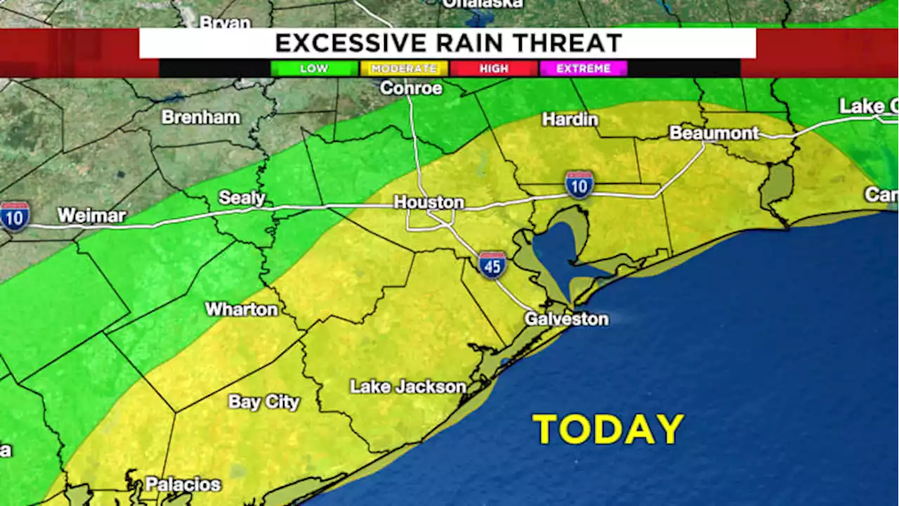 Higher flood threat today and Friday