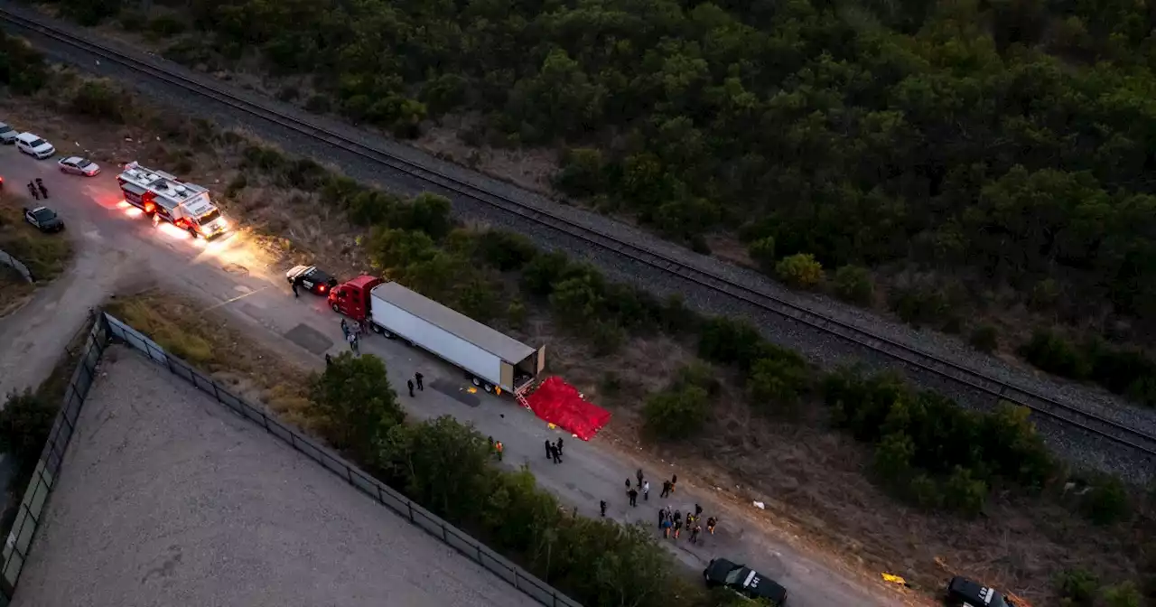 No, the 53 migrants who died in Texas didn't likely cross the border in that truck