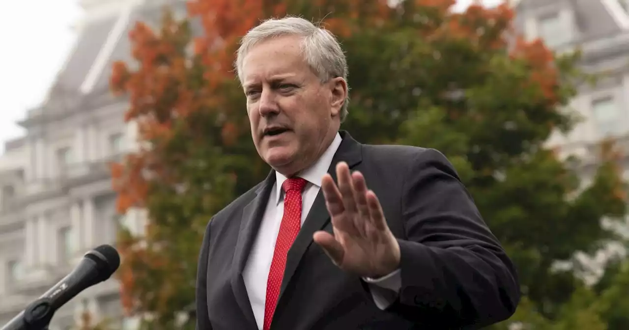 Meadows brought fraud allegation to Barr the day after 2020 election, records show