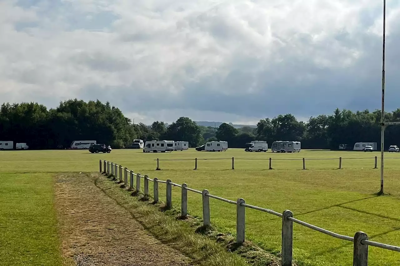 Leeds sport club forced to suspend training after travellers move onto site with damage caused