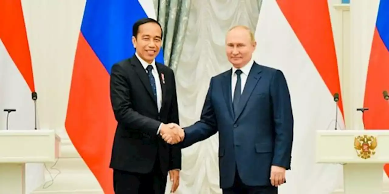 Presiden Jokowi Bertemu Putin di Kremlin | merdeka.com