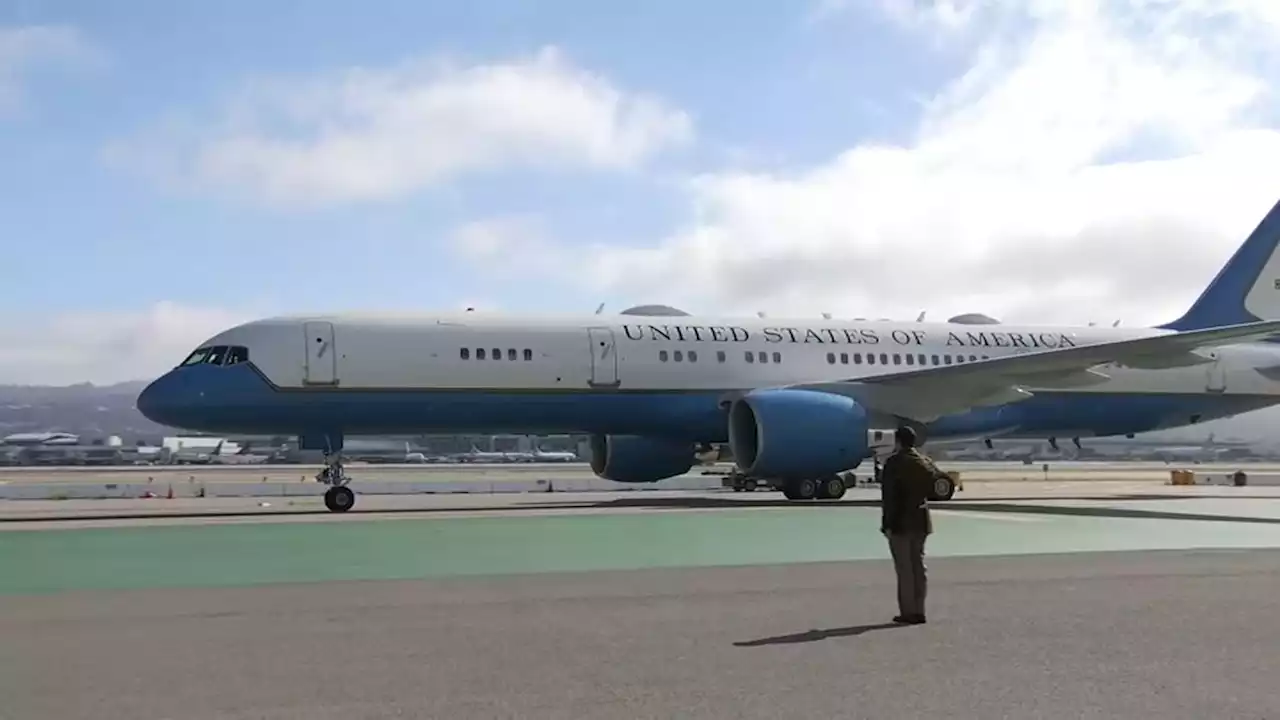 VP Kamala Harris Arrives at SFO ahead of Events Thursday