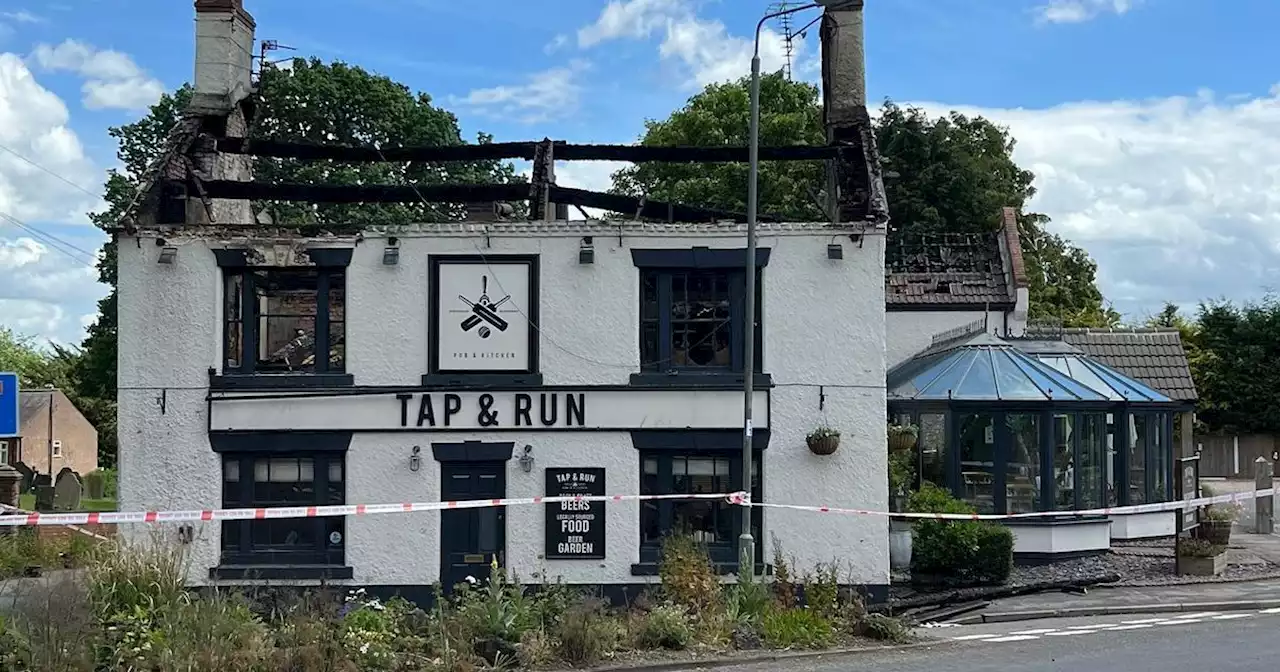 Work begins to rebuild fire hit pub