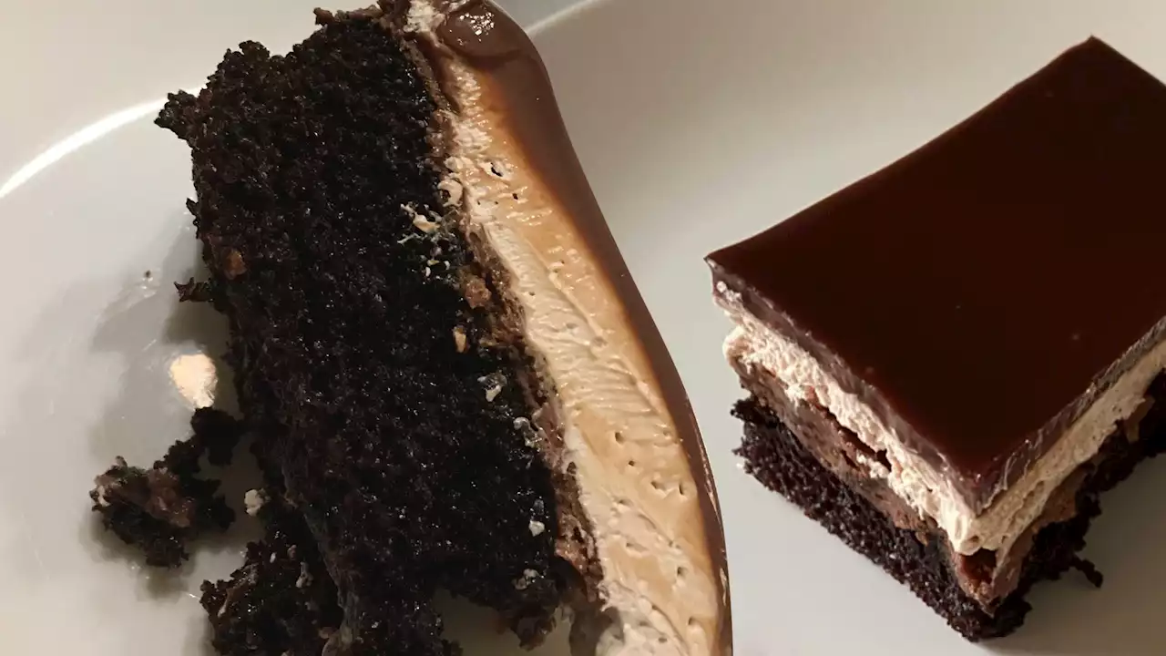 Chocoholics, try this homemade 4-layer chocolate cake with hazelnut crunch