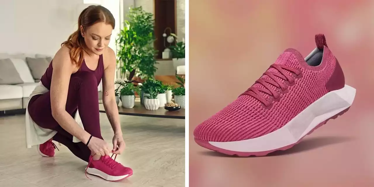 Allbirds Has Teamed Up With Lindsay Lohan to Create a Pink Tree Flyer Running Shoe