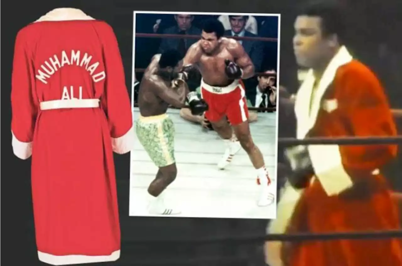 Jubah Merah Muhammad Ali yang Dipakai Lawan Joe Frazier Dijual Rp14,6 Miliar