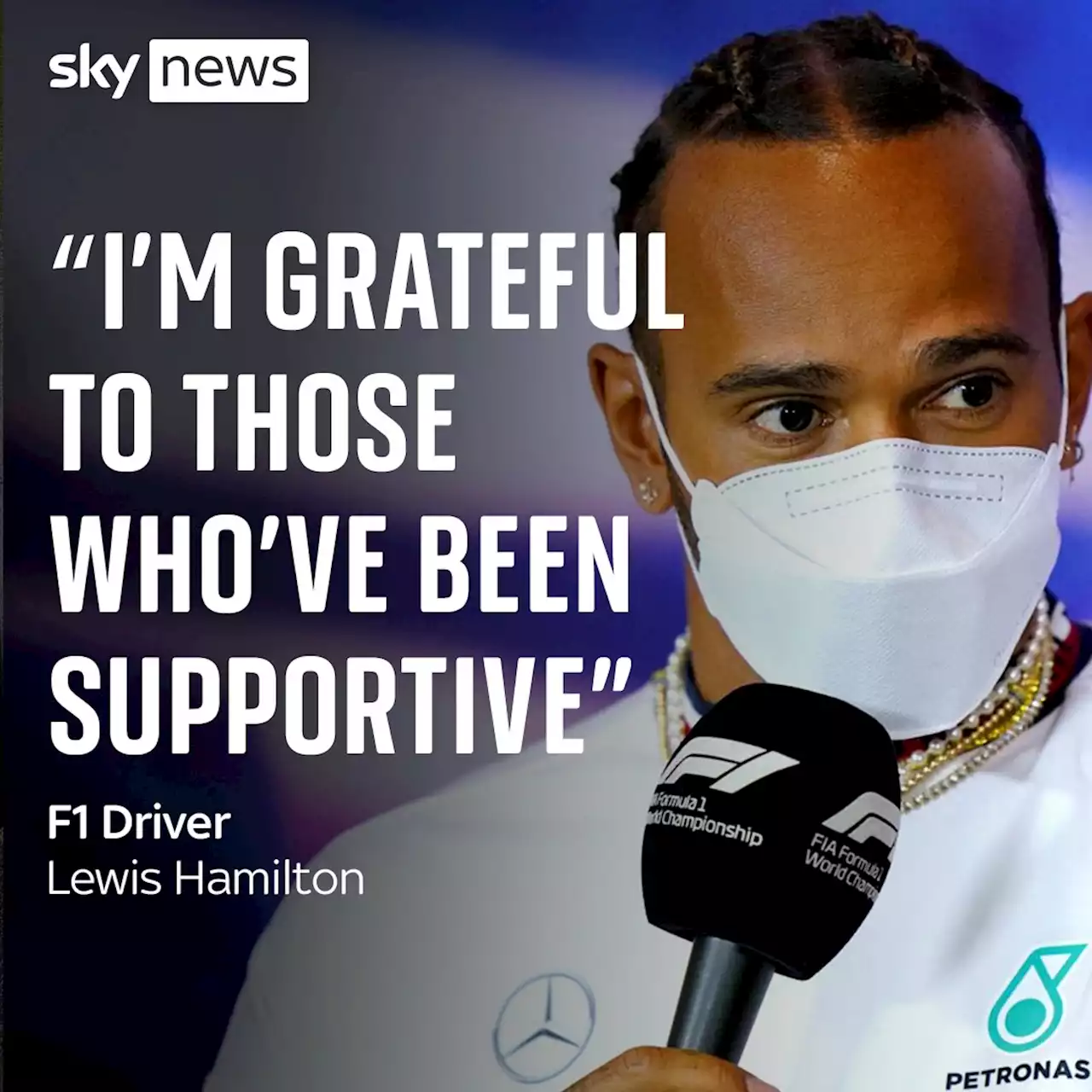 Lewis Hamilton says 'older voices' shouldn't be given a platform following Nelson Piquet's comments