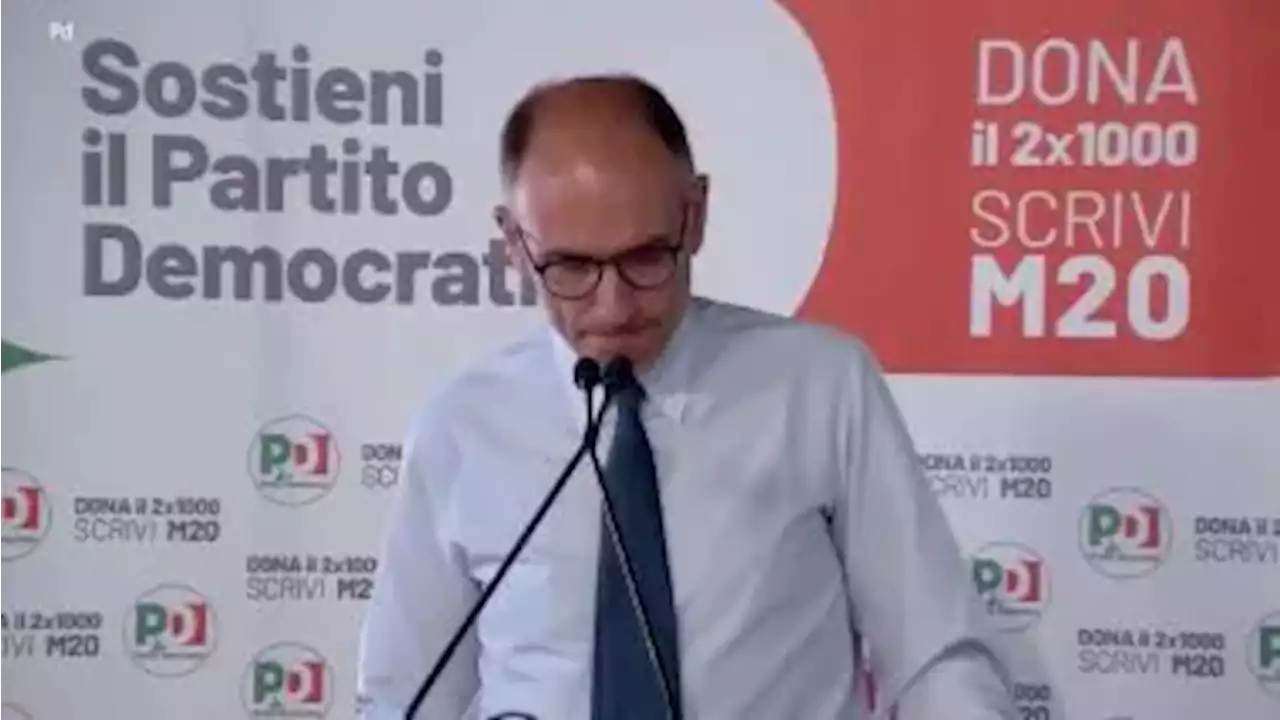 Letta: 'Sosterremo questo esecutivo fino alla fine della legislatura, non un altro' - Il Sole 24 ORE