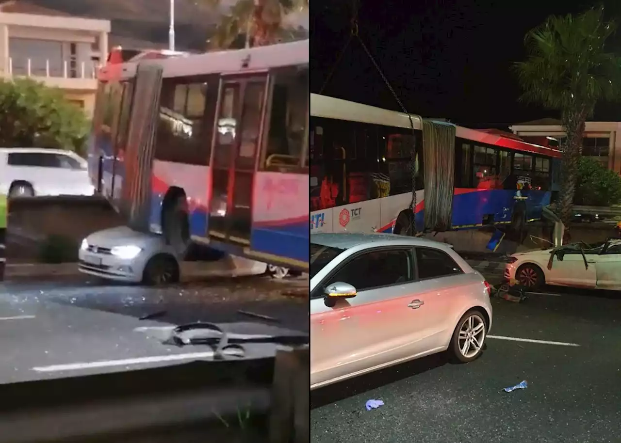 MyCiti accident along Nelson Mandela Boulevard in Cape Town [watch]