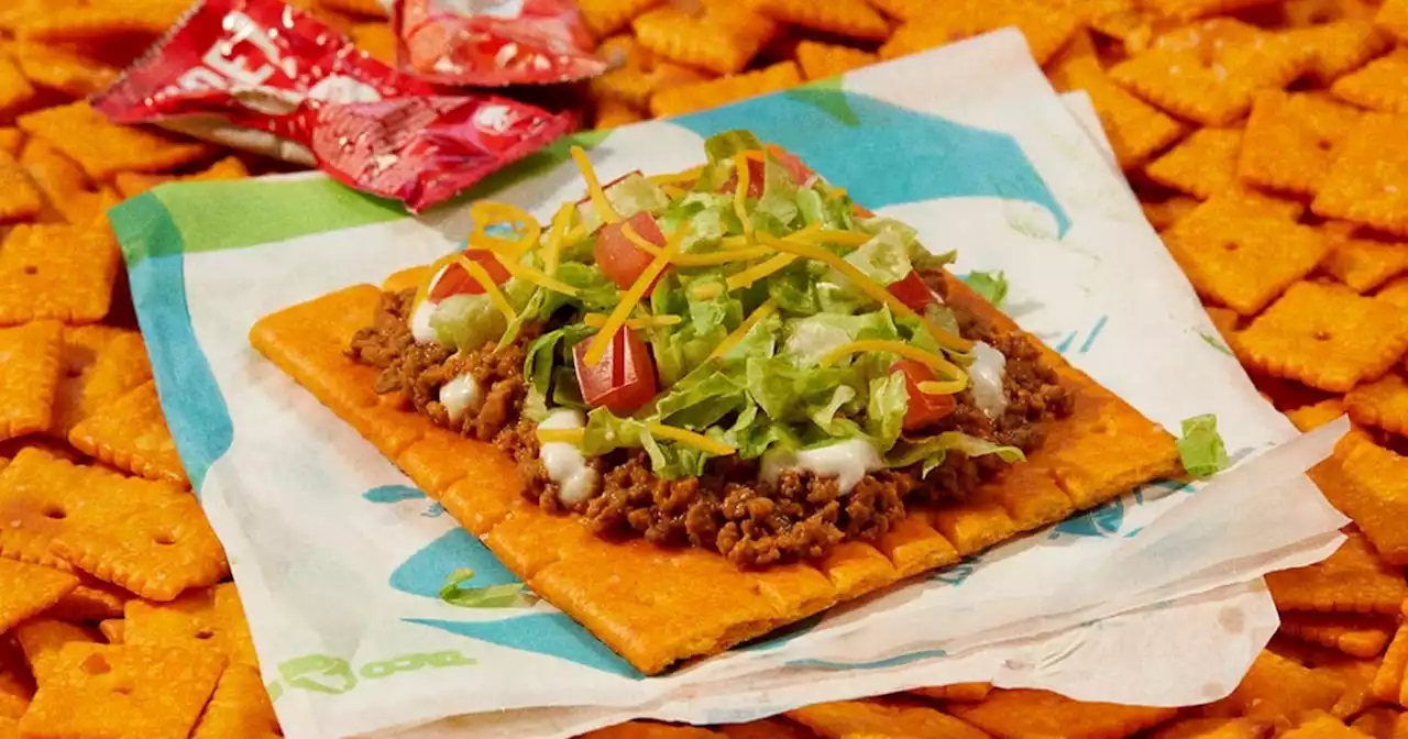 Taco Bell is testing a tostada served on a giant Cheez-It