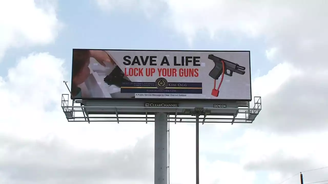 Harris Co. billboard campaign calls for safe gun storage as shootings increase