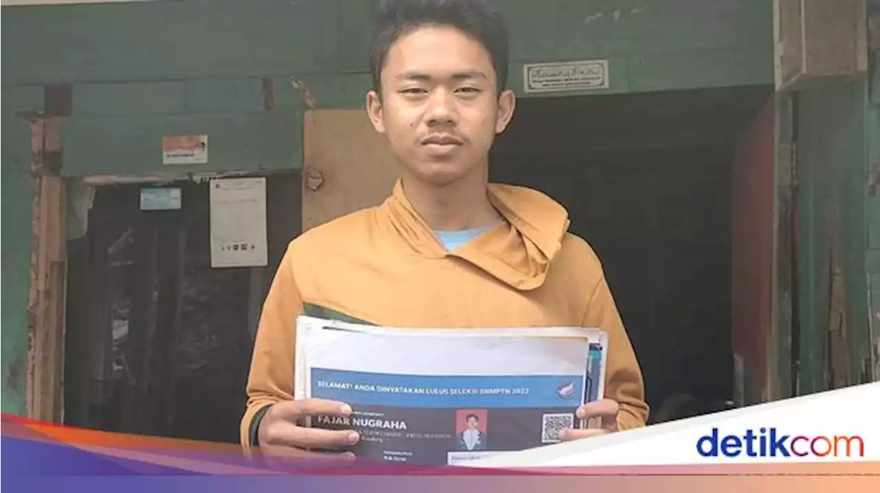 Kisah Fajar Nugraha, Anak Buruh Bangunan yang Diterima Kuliah di ITB