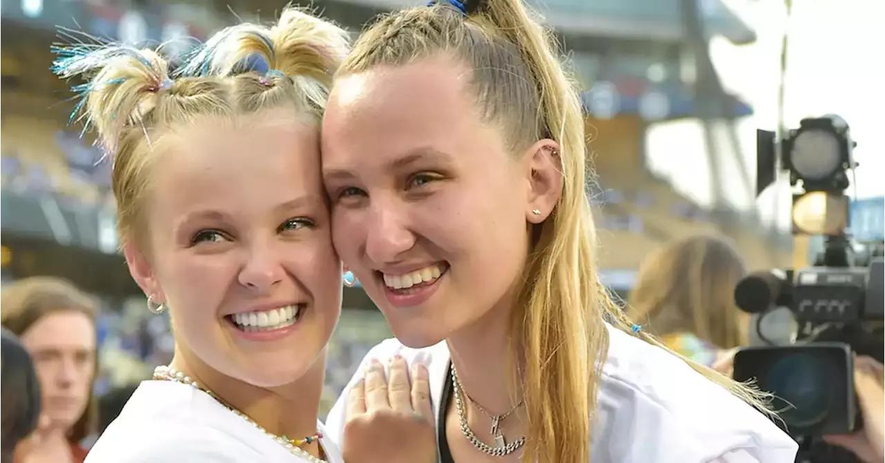 JoJo Siwa and Kylie Prew Get Cozy at LGBTQ+ Night at Dodger Stadium