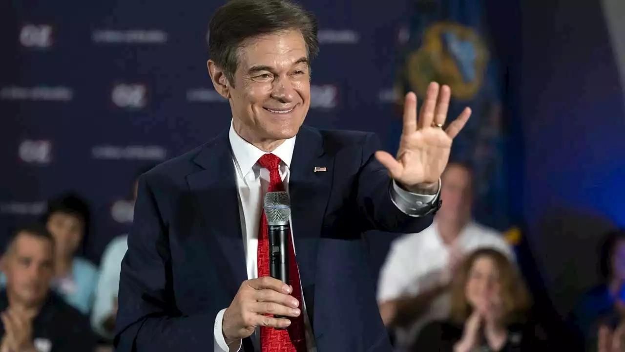 Dr. Oz's GOP Primary Opponent Concedes in Pennsylvania Senate Race