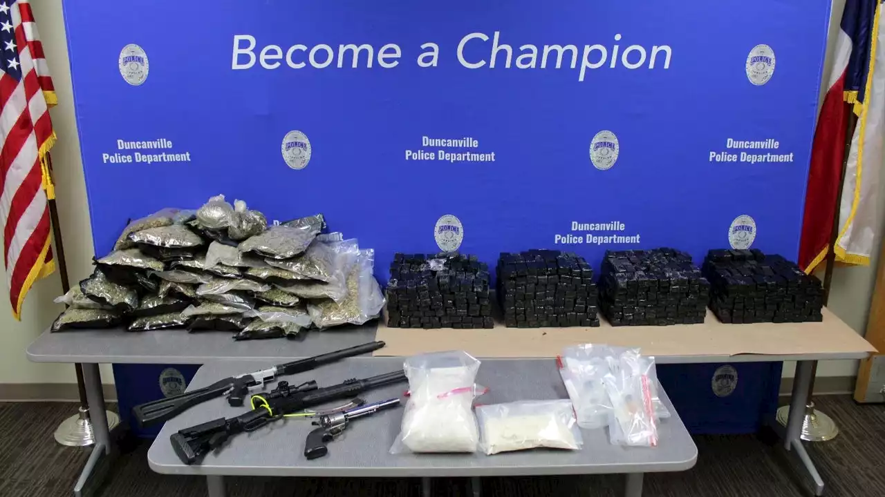 Duncanville police find $10M worth of meth, marijuana in drug bust