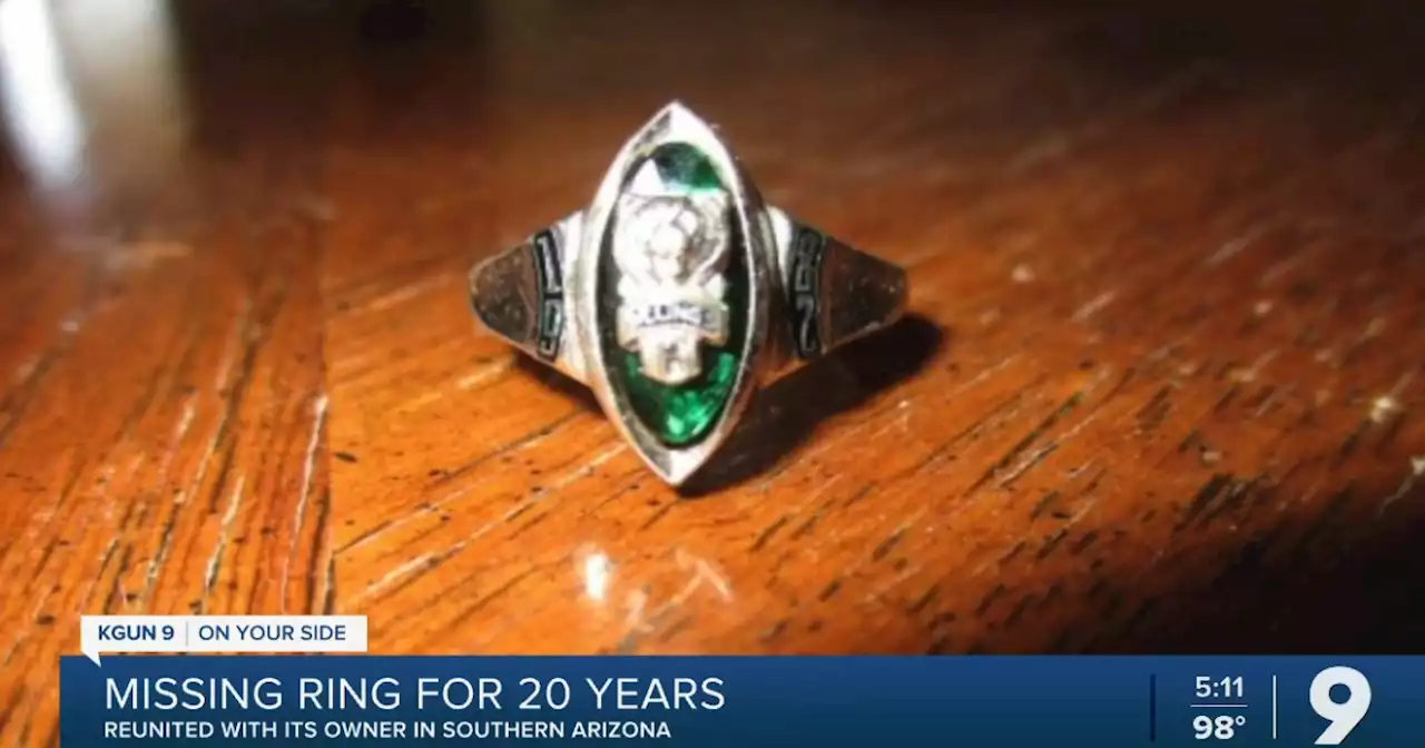 High School class ring reunited with owner 20 years later