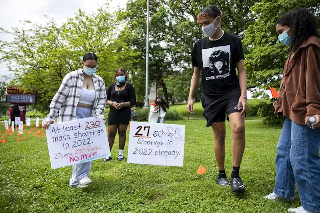 ‘Protect kids, not guns’: Philly students express outrage over school shootings through art