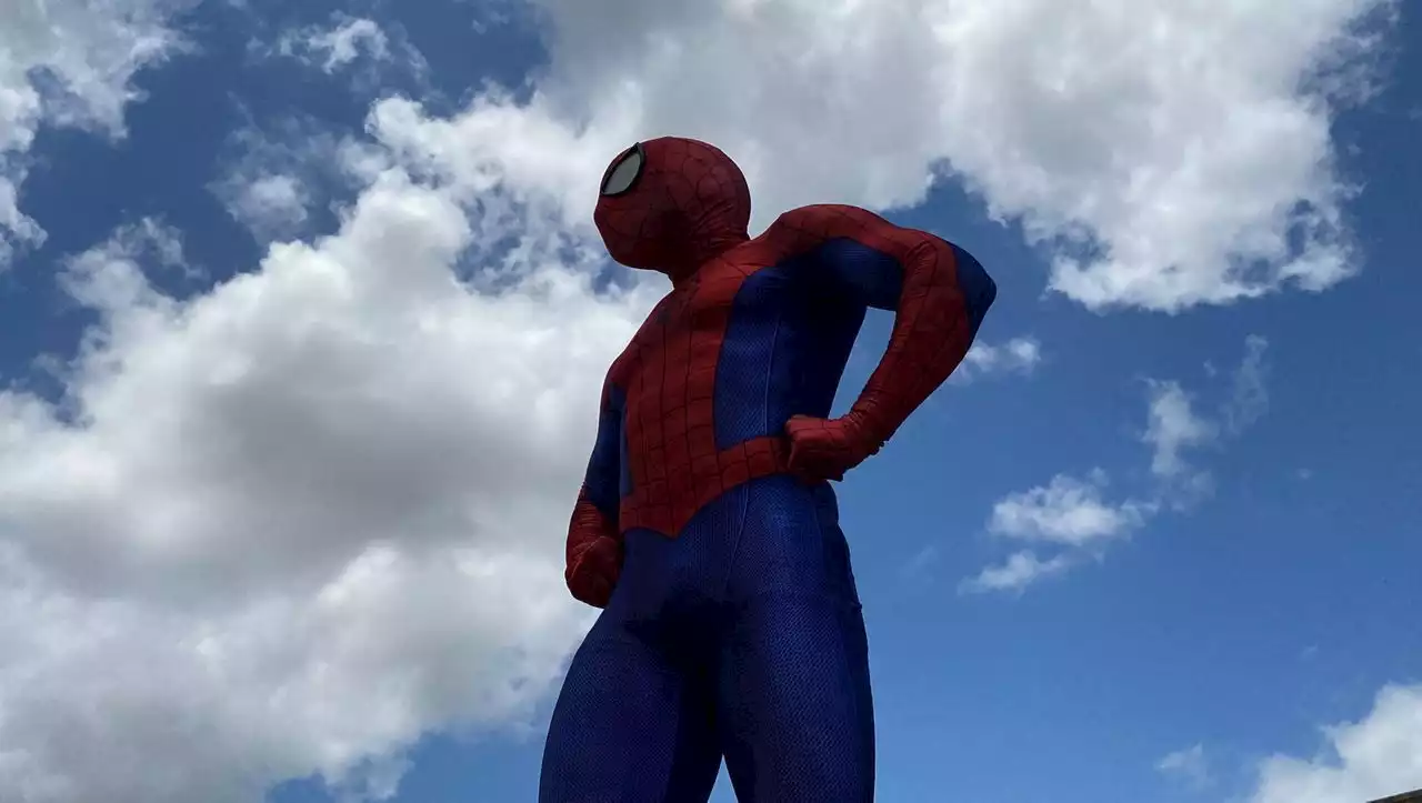 The Denton Spider-Man hopes to spread joy to Uvalde children