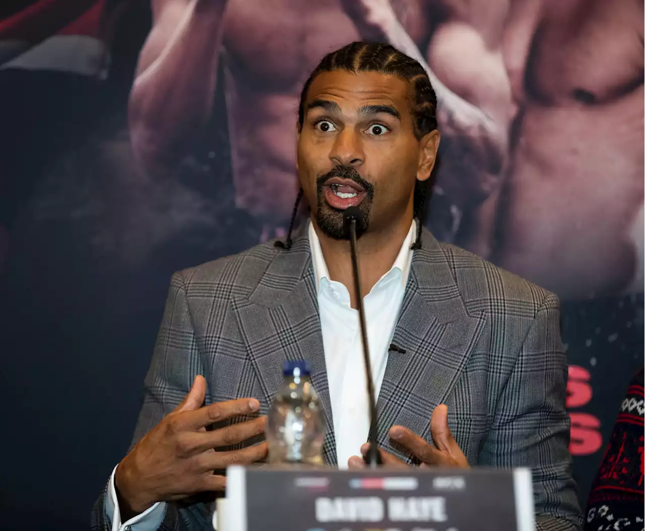 David Haye appears in court to deny gig attack after being charged with assault