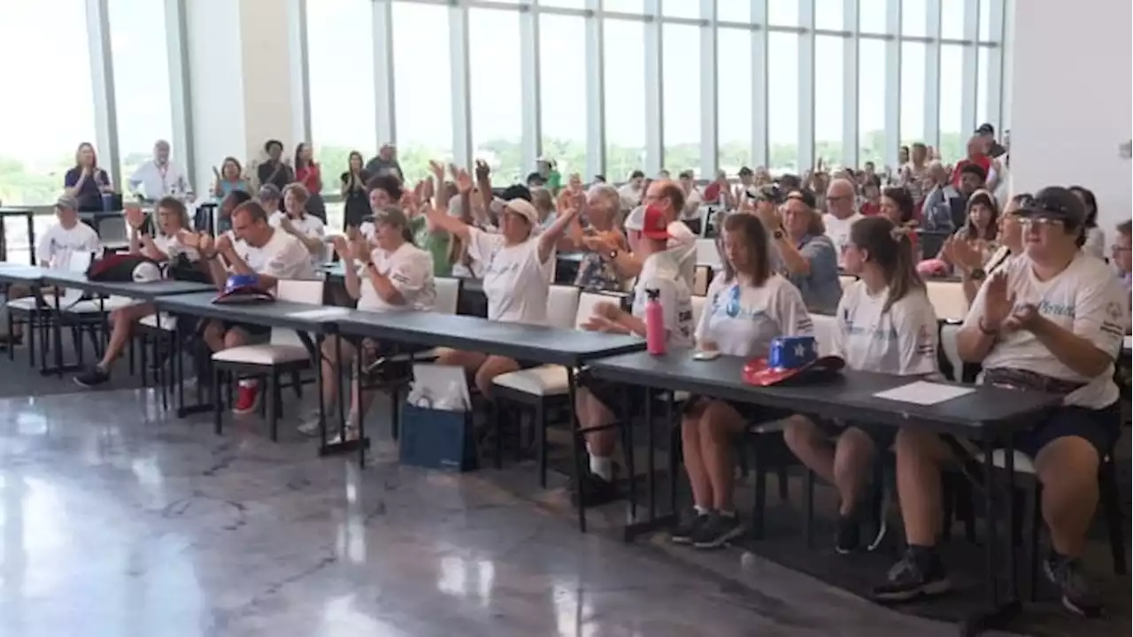 Send-off party at TIAA Bank Field celebrates athletes competing in Special Olympics