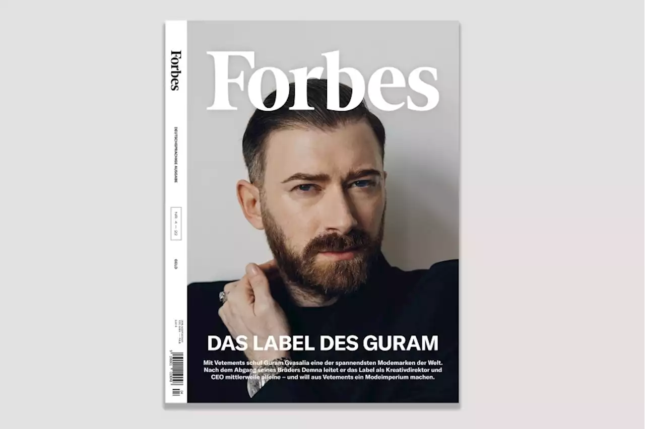 Guram Gvasalia of Vetements Fronts Forbes’ German Edition