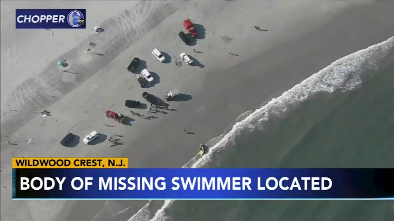 Authorities recover body of missing swimmer off coast of Wildwood, NJ