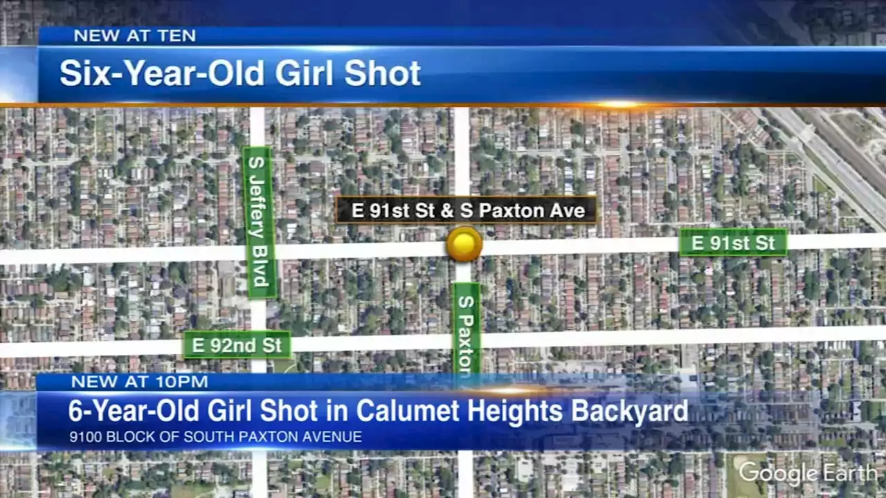 Chicago shooting: 6-year-old girl shot in Calumet Heights backyard, police say