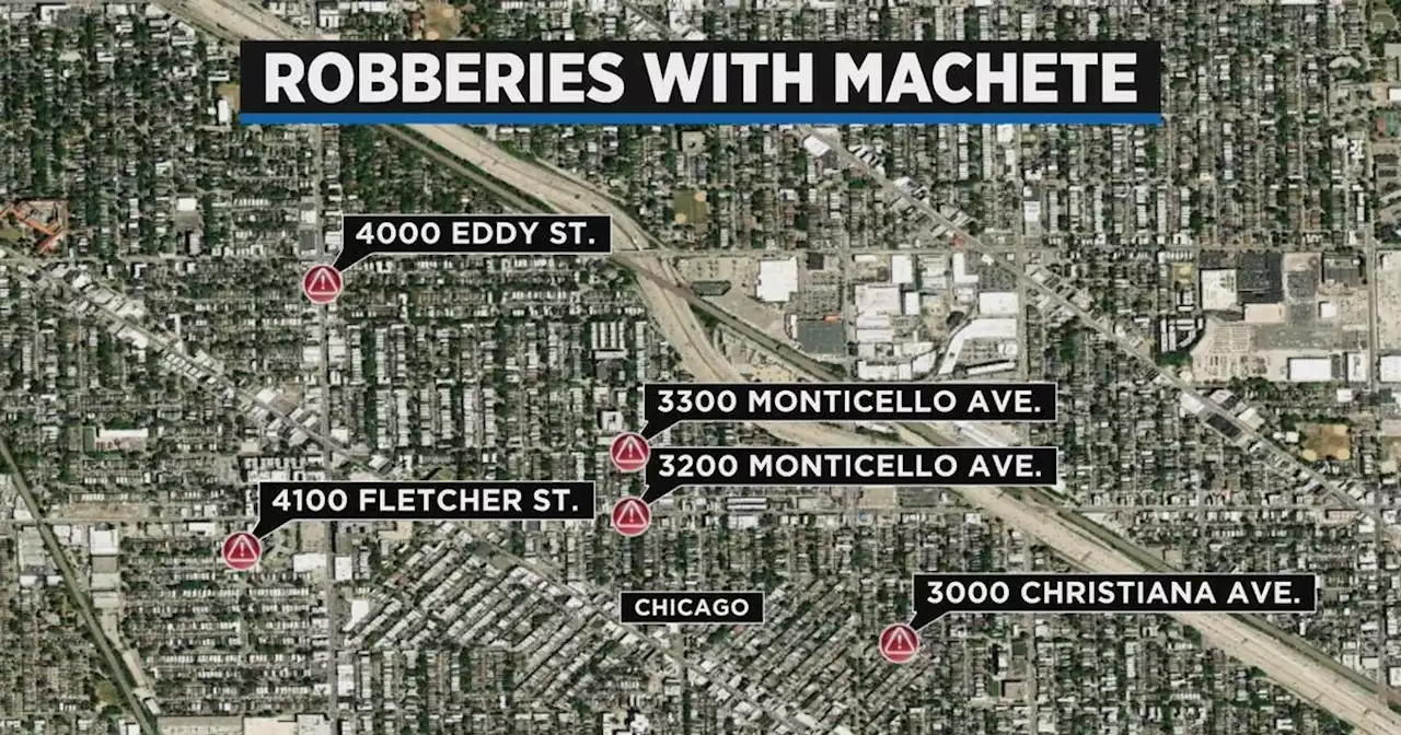 Police search for man robbing people with machete on Northwest Side