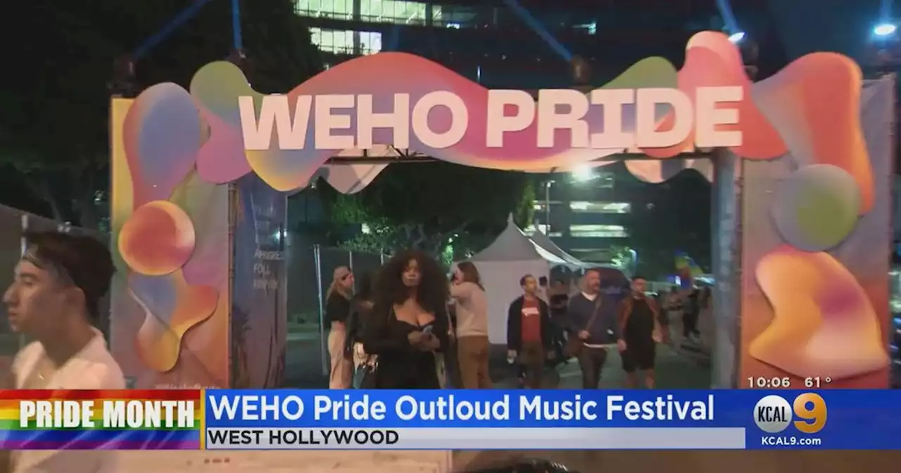 Thousands enjoy WeHo 'Outloud' Music Festival to kickoff Pride Month