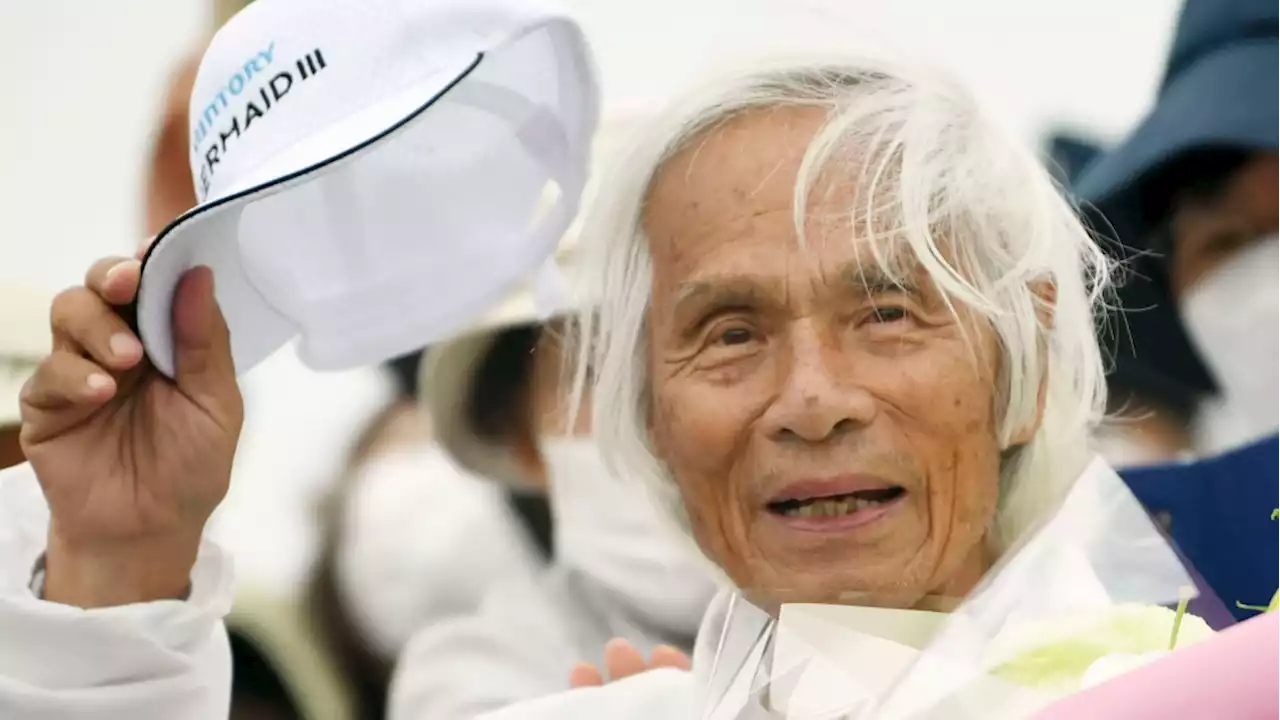 Japanese man, 83, ready for more after crossing Pacific solo