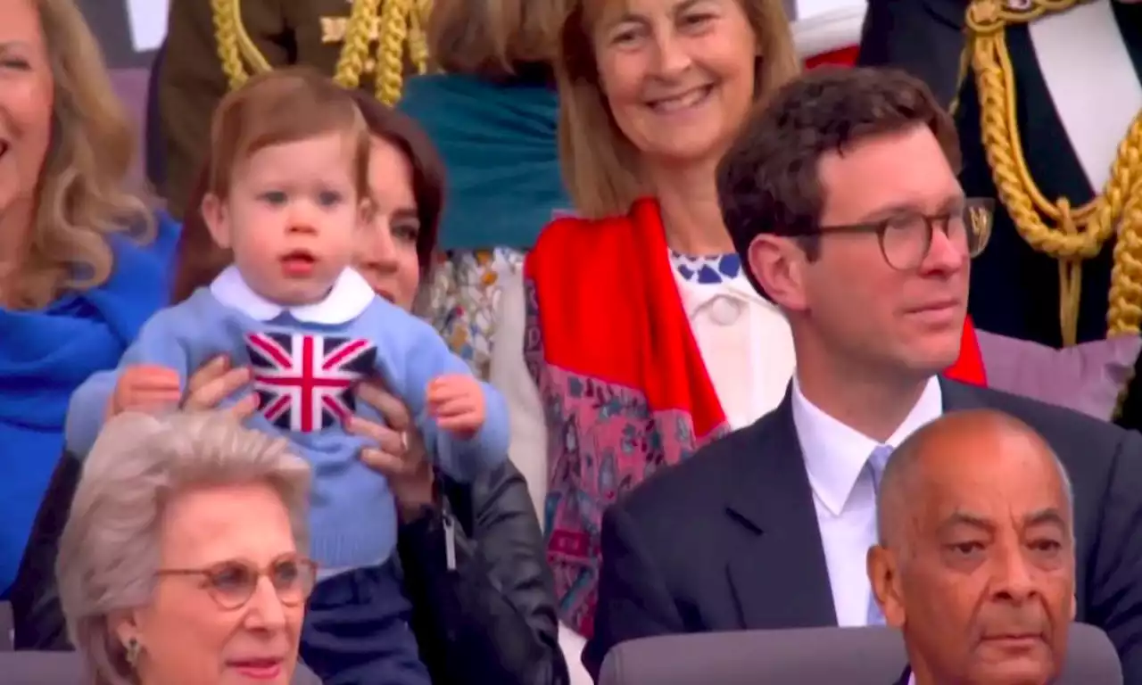 Princess Eugenie's baby August is her double in rare appearance at the Queen's Jubilee Pageant