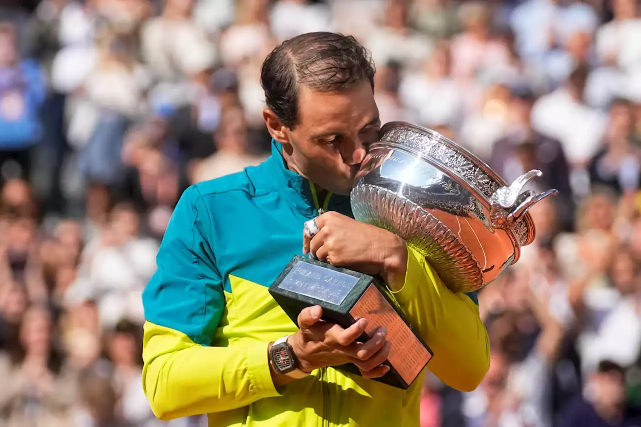 Rafael Nadal tops Casper Ruud for 14th French Open title, 22nd Slam trophy