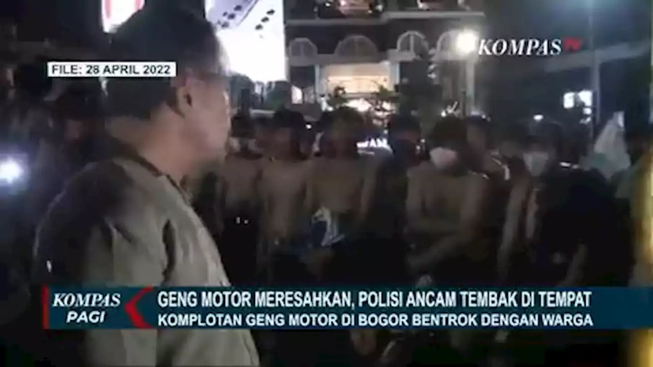 Merajalela! Komplotan Geng Motor Ancam Keamanan Masyarakat, Polisi Akan Tembak di Tempat