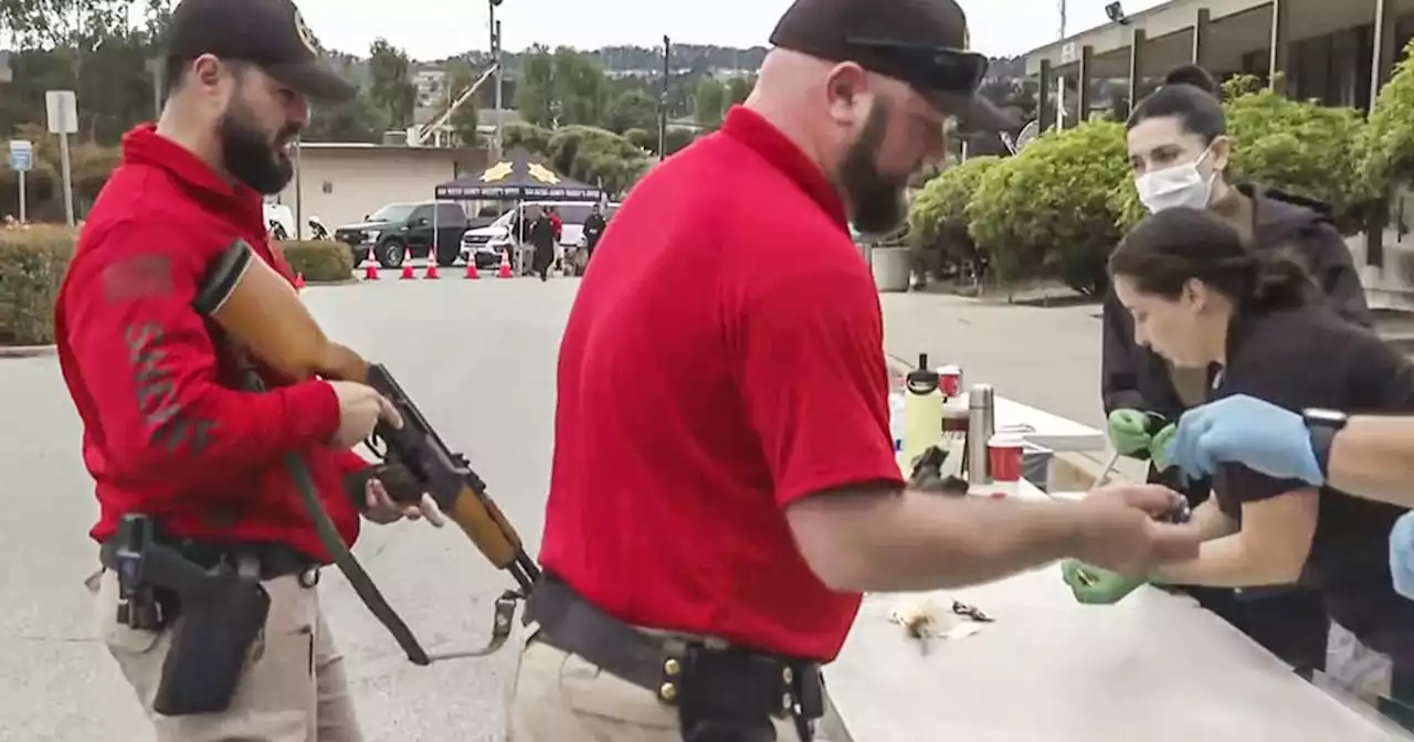 Bay Area gun buybacks mark hundreds of firearms for destruction