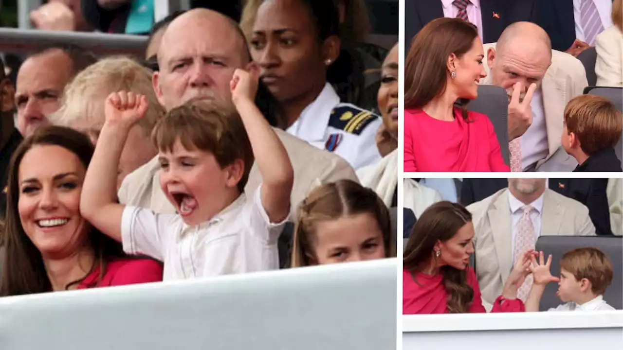 Playful Prince Louis steals the show for second time during Jubilee pageant