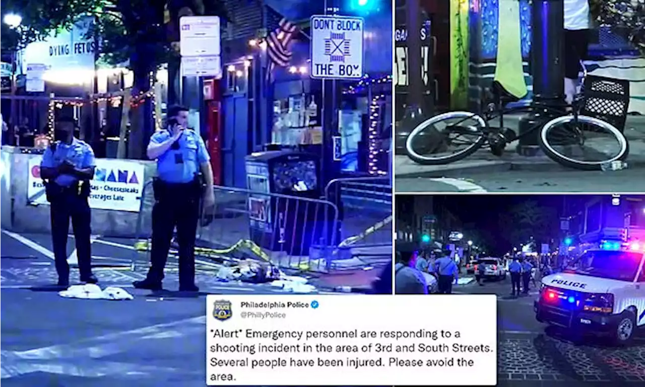 At least 13 shot with '3 dead' along 'popular weekend strip' in Philly