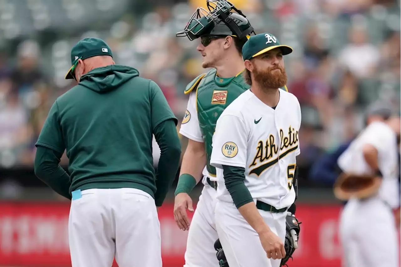 A’s continue to slide into the abyss in loss to Red Sox