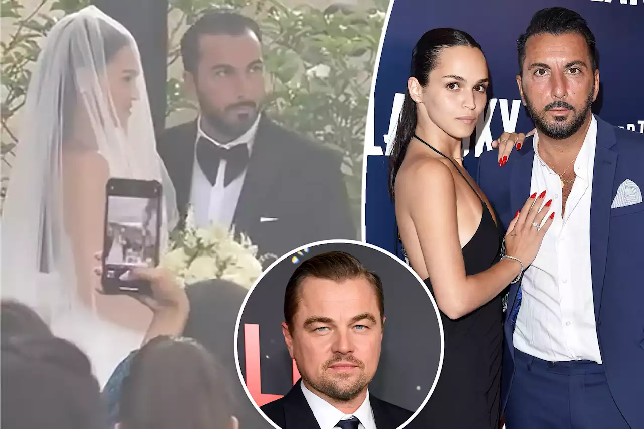 Danny Abeckaser weds in front of A-list pals including Leo DiCaprio