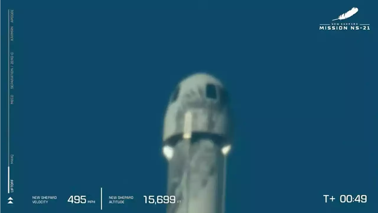 Bezos's Blue Origin makes 5th crewed flight into space