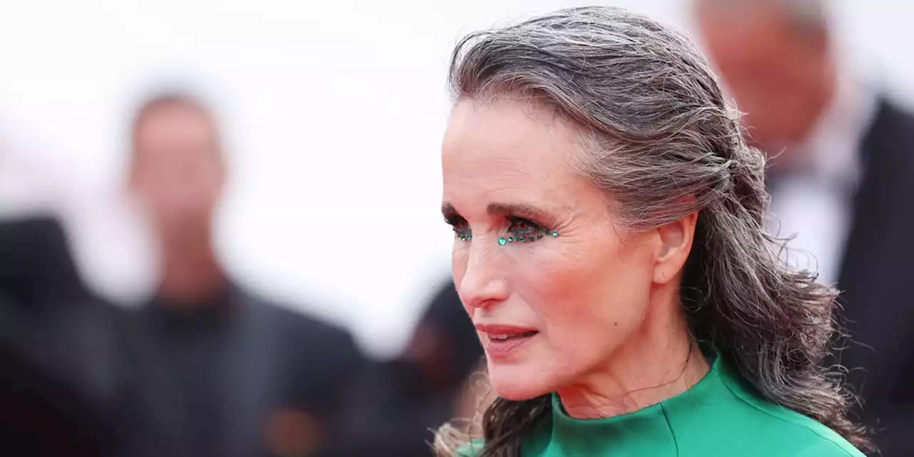 See Andie MacDowell, 64, Stun in an Emerald Gown and Bejewled Makeup on the Cannes Red Carpet