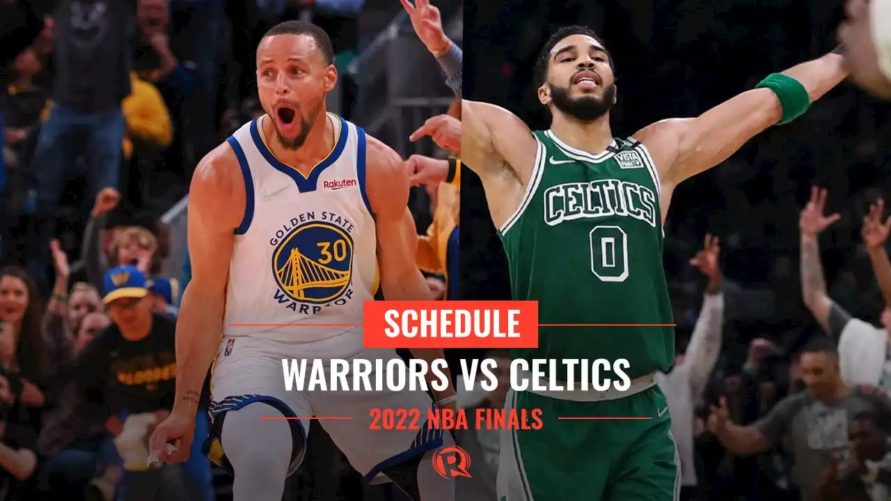 SCHEDULE: 2022 NBA Finals, Philippine time