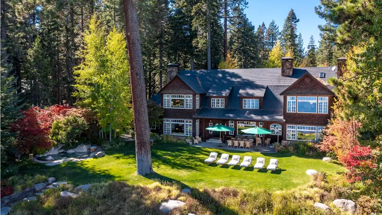 This $38.5 Million Lake Tahoe Estate Has a Deep-Water Dock and 130 Feet of Lakefront