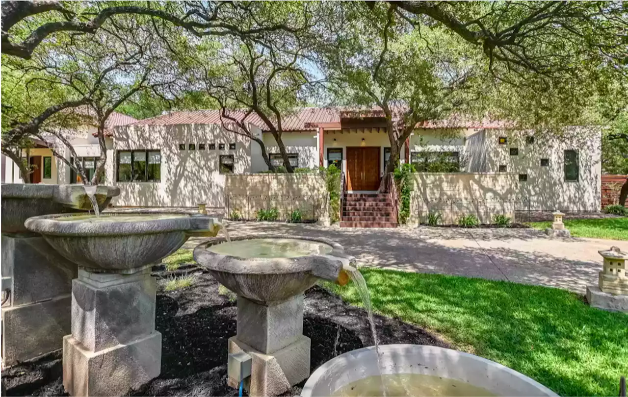 This San Antonio home for sale was inspired by a Bali island retreat