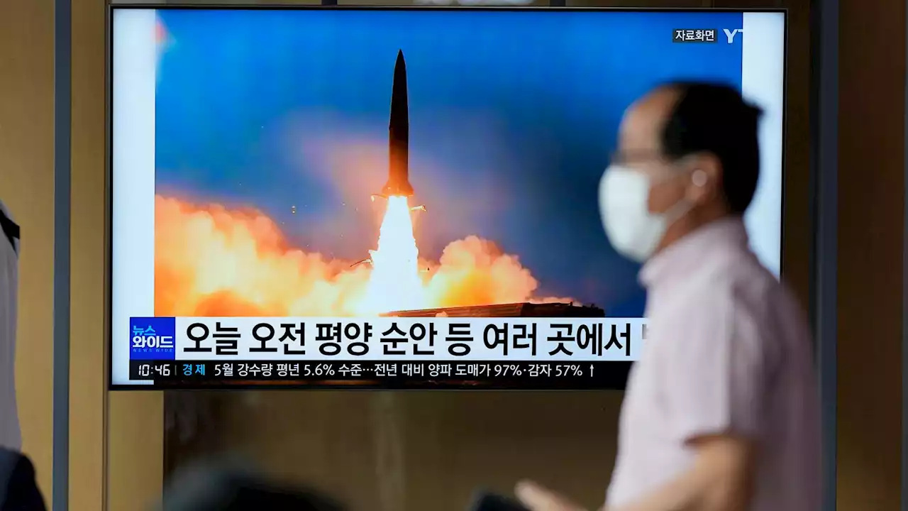 North Korea test-fires eight short-range ballistic missiles