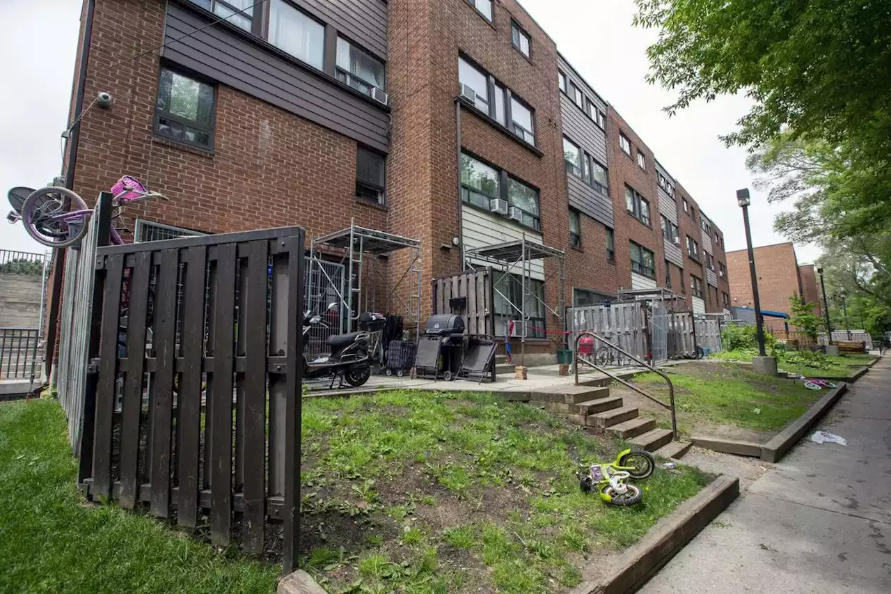 A ceiling that collapsed on a sleeping tenant was only the latest problem for residents of this west-end Toronto housing complex