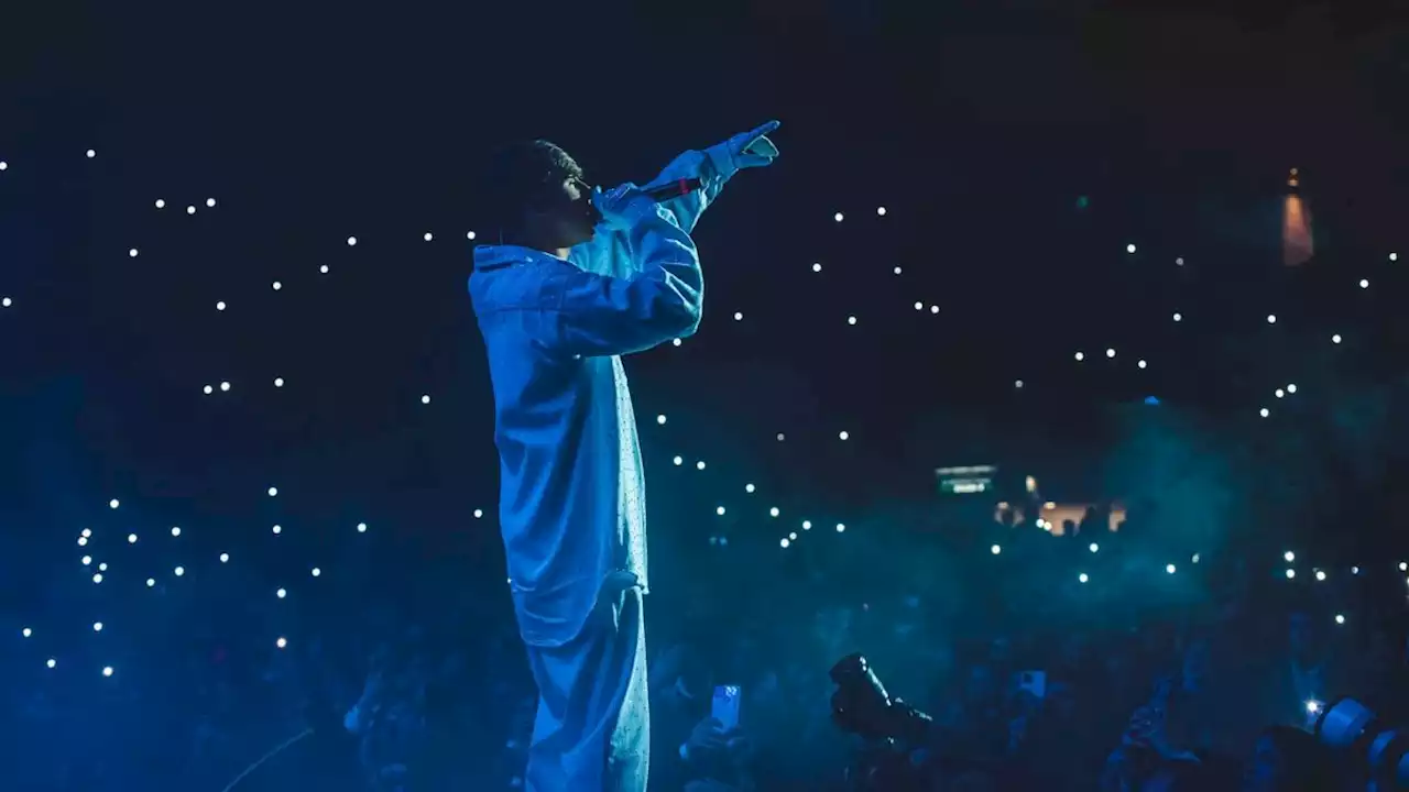 Rusherking cantó en el Luna Park y tuvo una polémica actitud con sus fans