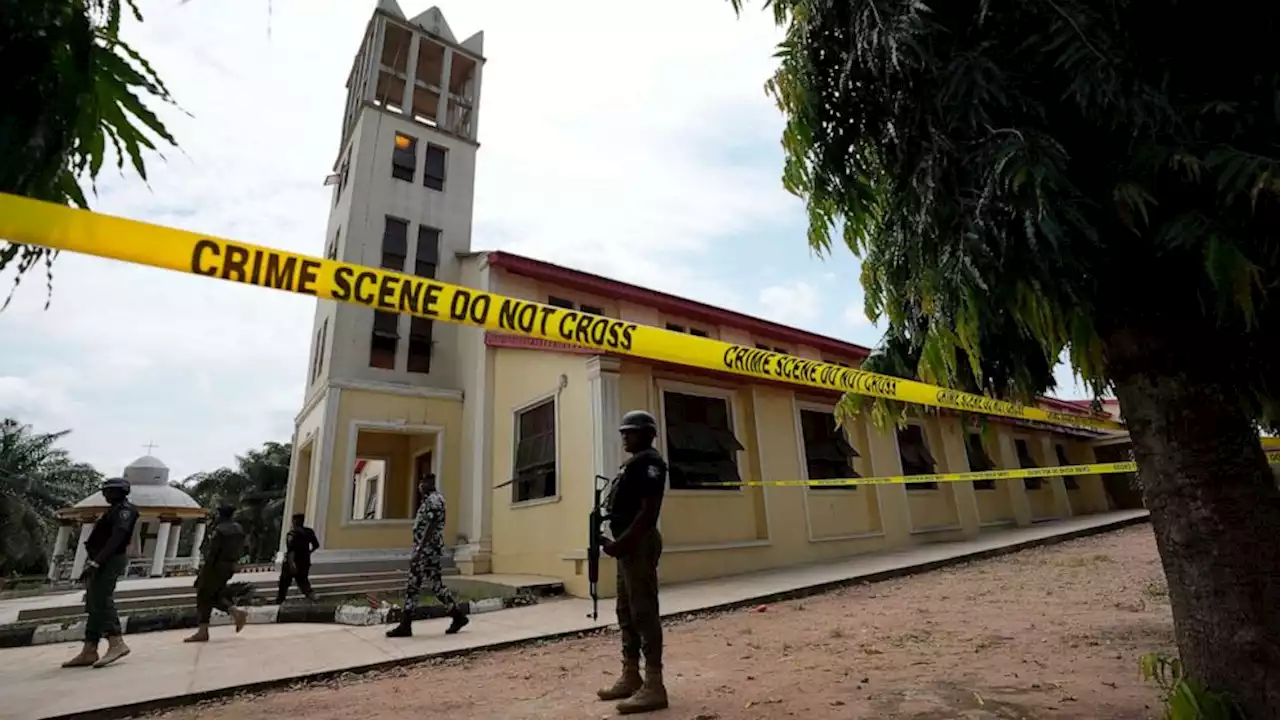 Gunmen disguised as congregants carried out attack on Catholic church in Nigeria, police say